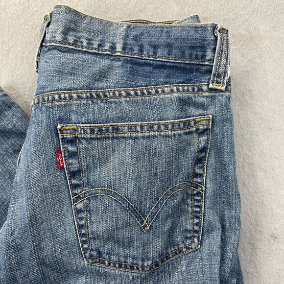 Levis 527 Jeans Mens 34x32 Blue Boot Cut Low Rise Cowboy Western Denim Y2K - Picture 2 of 14